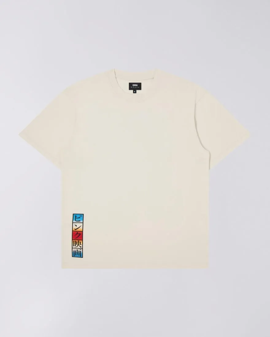 T-SHIRT Uomo EDWIN I033489.WHW.67. PINKU EIGA WHW.67 WHISPER WHITE/SKY